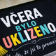 Rohožka Včera bolo upratané 40x60 cm