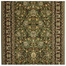 AKCE: 100x80 cm Behúň na mieru Samira New 12003-023 green - obšitý zo všetkých strán