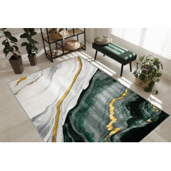 AKCE: ??️80x150 cm Kusový koberec Emerald 1017 green and gold + protiskluzová úprava
