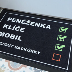 POSLEDNÁ ŠANCA: Rohožka Checklist 40x60 cm - na von aj na doma