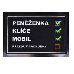 POSLEDNÁ ŠANCA: Rohožka Checklist 40x60 cm - na von aj na doma