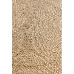 Kusový koberec Jute Braided 106007 Ivory kruh