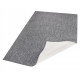 Kusový koberec Twin-Wendeteppiche 103097 grey cream – na von aj na doma