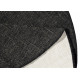 Kusový koberec Twin-Wendeteppiche 103096 schwarz creme kruh – na von aj na doma