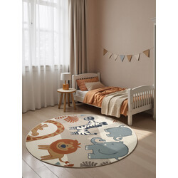 Detský koberček Adventures 106213 Cream Multicolor