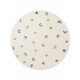 Detský koberec Adventures 106414 Cream Multicolor kruh
