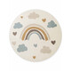 Detský koberec Adventures 106418 Cream Multicolor kruh