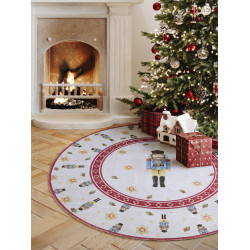 DOPRODEJ: 160x160 (průměr) kruh Kusový koberec Villeroy & Boch Toy's delight 106274 Cream, Red kruh
