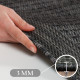 Kusový koberec Giza 1410 Black kruh