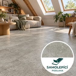 Vinylová podlaha samolepiaca Canadian Design Beige stone Peel & Stick