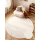 Kusový koberec Puristic Knots 106318 Natural White kruh z kolekcie Elle