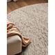 Kusový koberec Lyon Beans 106316 Natural Cream Brown kruh z kolekcie Elle
