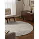Kusový koberec Lyon Beans 106317 Natural Cream Grey kruh z kolekcie Elle