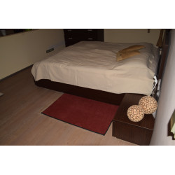 AKCIA: 60x100 cm Kusový koberec Supersoft s bordúrou 110 červený