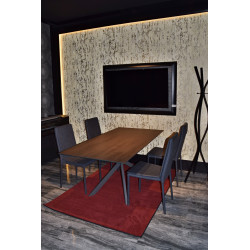AKCIA: 60x100 cm Kusový koberec Supersoft s bordúrou 110 červený