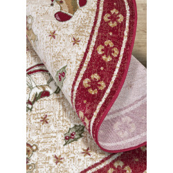 Kusový koberec Villeroy & Boch Toy's delight so strihaným vlasom 106217 Red, Multicolor kruh
