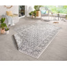 Kusový koberec Twin-Wendeteppiche 103116 grau creme – na von aj na doma