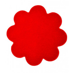 Kvetinový koberec Eton červený