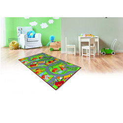 Hrací koberec pre deti cesty Little Village