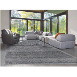 Ručne viazaný kusový koberec Diamond DC-MAMLOOK jeans blue / black