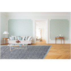 Ručne viazaný kusový koberec Diamond DC-M 5 Light grey / aqua
