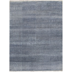 Ručne viazaný kusový koberec Diamond DC-MCN Denim blue / silver