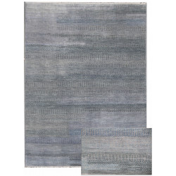Ručne viazaný kusový koberec Diamond DC-MCN Silver / light blue