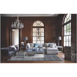 Ručne viazaný kusový koberec Diamond DC-MCN Light grey / blue