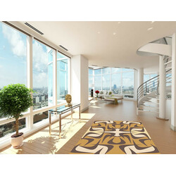 Designový kusový koberec Concentrations