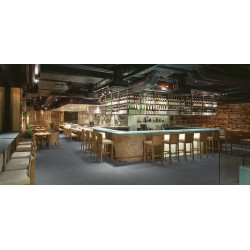 Kobercový štvorec Sonar 4476 tmavosivý 50 x 50 cm