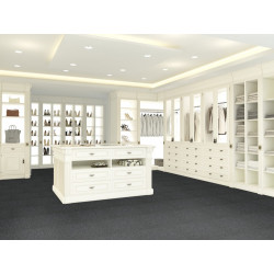 Kobercový štvorec Sonar 4478 čierny 50 x 50 cm