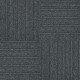 Kobercový štvorec Sonar Lines 4578 čiernomodrý 50 x 50 cm