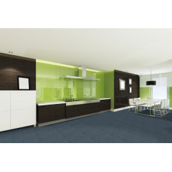 Kobercový štvorec Sonar Lines 4583 modrozelený 50 x 50 cm