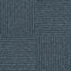 Kobercový štvorec Sonar Lines 4583 modrozelený