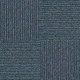 Kobercový štvorec Sonar Lines 4583 modrozelený 50 x 50 cm