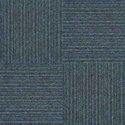 Kobercový štvorec Sonar Lines 4583 modrozelený 50 x 50 cm