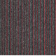 Kobercový štvorec Sonar Lines 4520 červenočierny 50 x 50 cm