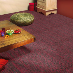 Kobercový štvorec Sonar Lines 4120 červený 50 x 50 cm