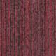 Kobercový štvorec Sonar Lines 4120 červený 50 x 50 cm