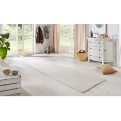 Běhoun Nature 103531 Cream White – na ven i na doma