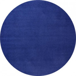 Modrý guľatý kusový koberec Fancy 103007 Blau kruh