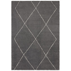 Kusový koberec Glow 103662 Dark Grey / Cream z kolekcie Elle