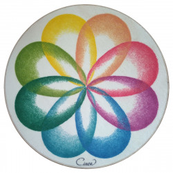 Rainbow mandala z originálnej dizajnovej kolekcie Cinca