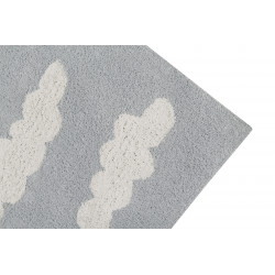 Ručne tkaný kusový koberec Clouds Grey