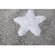 Ručne tkaný kusový koberec Stars Grey-White