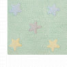 Ručne tkaný kusový koberec Tricolor Stars Soft Mint