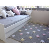 Ručne tkaný kusový koberec Tricolor Stars Grey-Pink