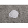 Ručne tkaný kusový koberec Polka Dots Grey-White