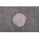 Ručne tkaný kusový koberec Tricolor Polka Dots Grey-Pink