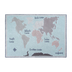 Ručne tkaný kusový koberec Vintage Map